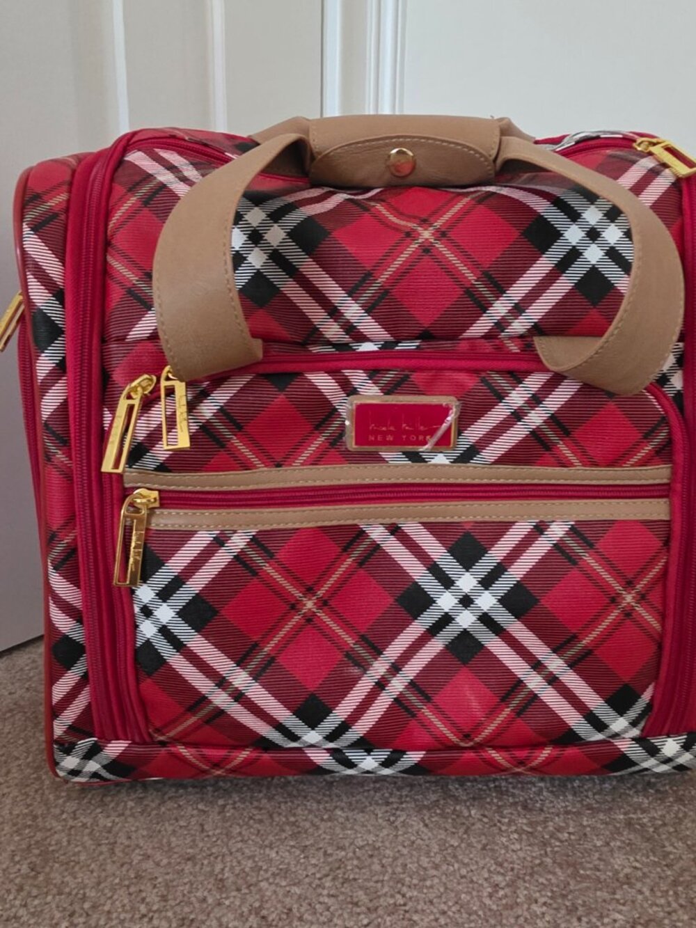 New (no tags) Nicole Miller underseat luggage - Picture 2 of 4